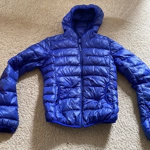 Super soft puffer coat with hood